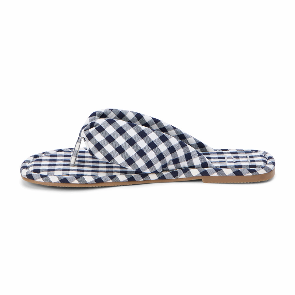 Heel Stabilizer Gidget Gingham Flip Flops
