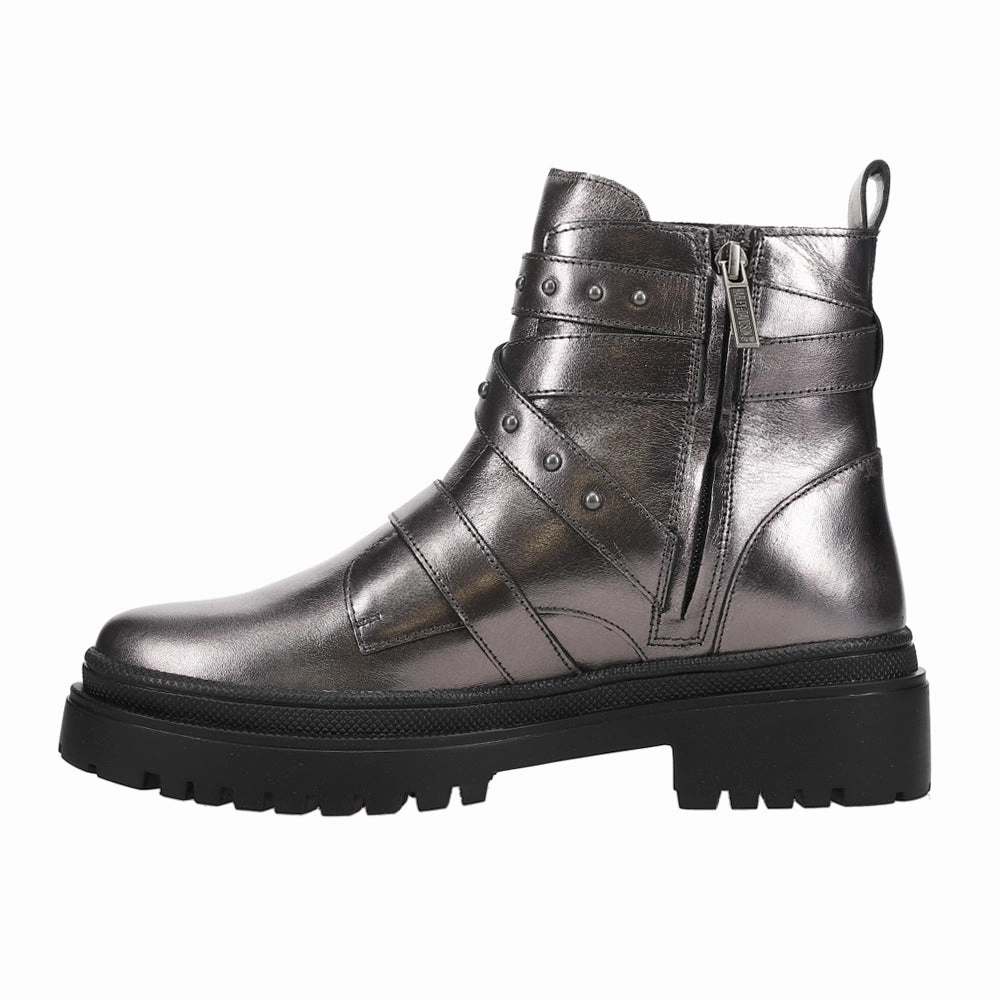 park football players' protection Carrigan Metallic Stud Zippered Motorcycle Boot