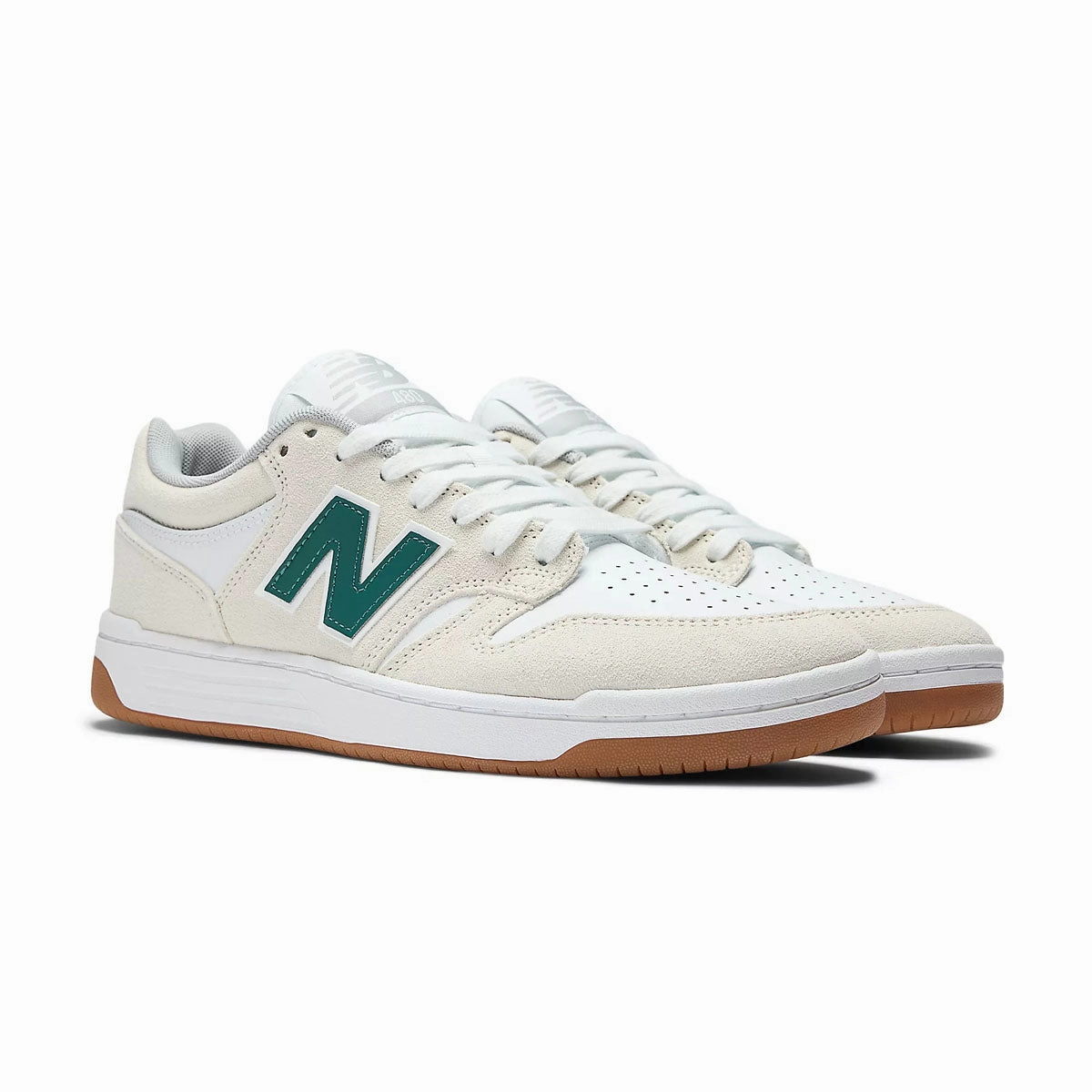 Numeric 480 'White Green' Responsive cushioning coastal