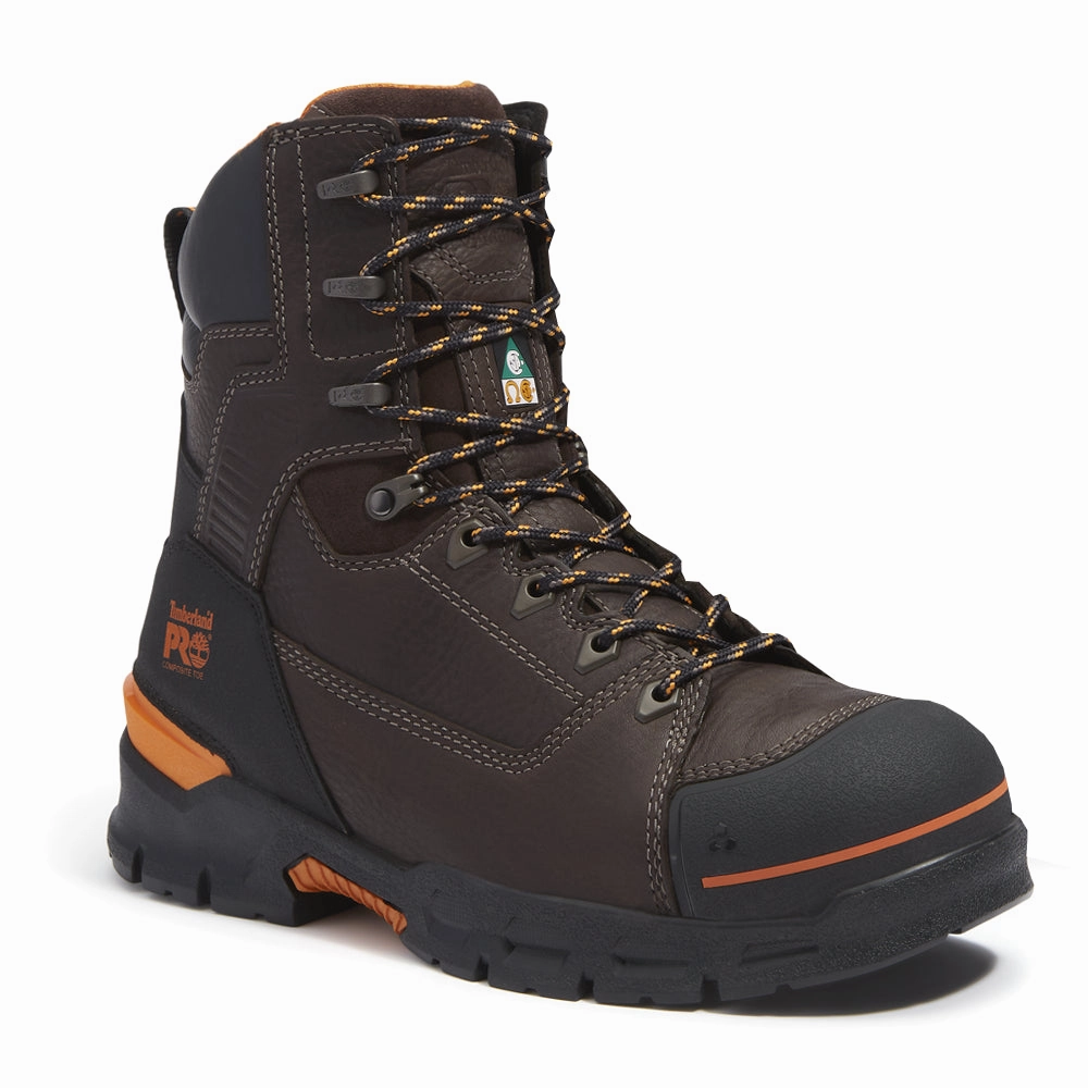 Endurance 8 Inch Electrical Hazard Composite Toe Work Boots Anti Bacterial Stable base