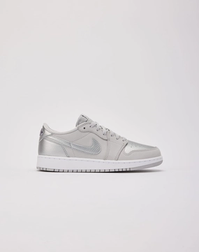 Jordan Air Jordan 1 Retro Low OG 'Metallic Silver' Grade-School Anti Slip Outsole Pattern