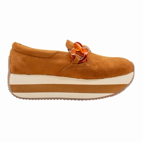 Harding Platform Slip On Loafers Antimicrobial Heat Sealed Seams