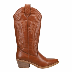 most yoga Hattie Narrow Embroidered Pointed Toe Pull On Cowboy Boots