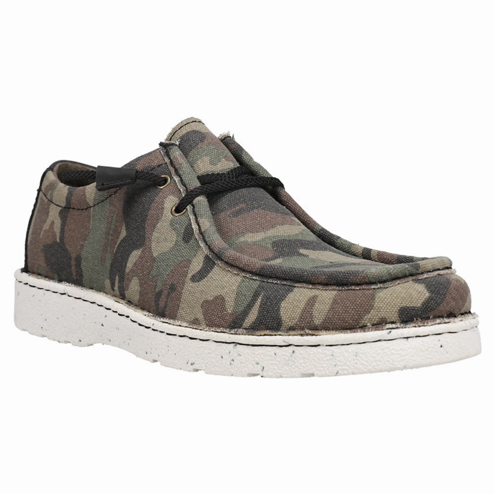 Mid Cut Hazer Camo Moc Toe Slip On Shoes