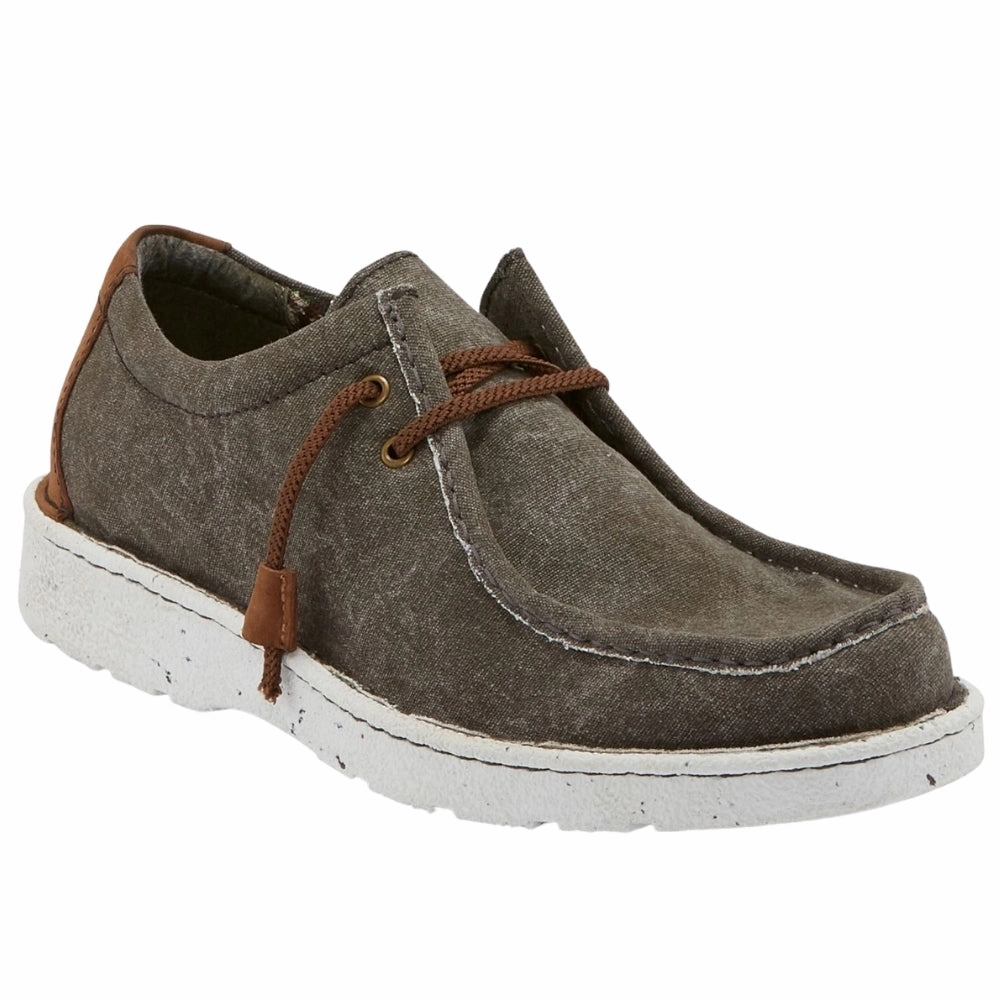 Durable Comfort Work Ready Hazer Moc Toe Slip On Shoes