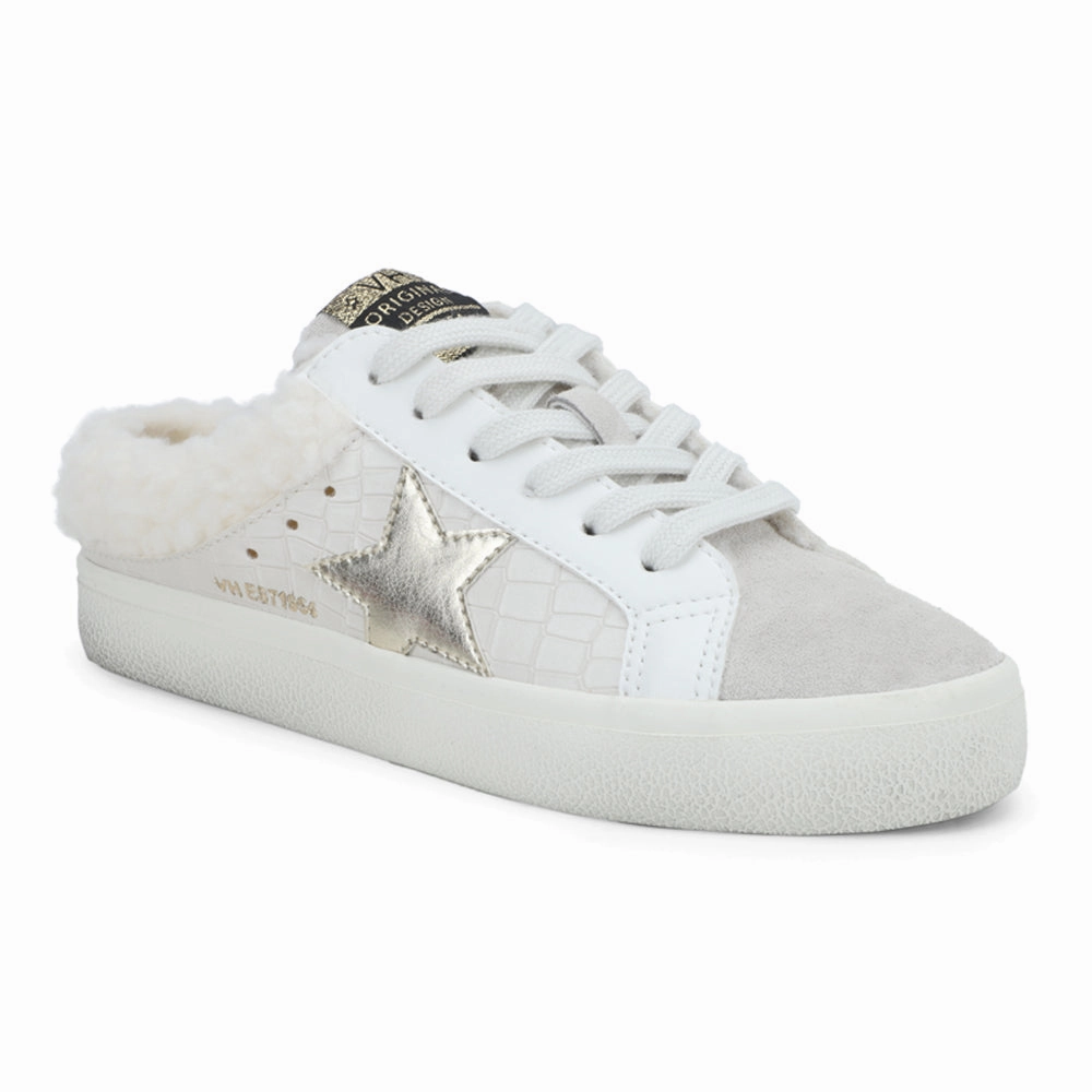 cushioned user most winter Hearty Metallic Slip On Sneakers