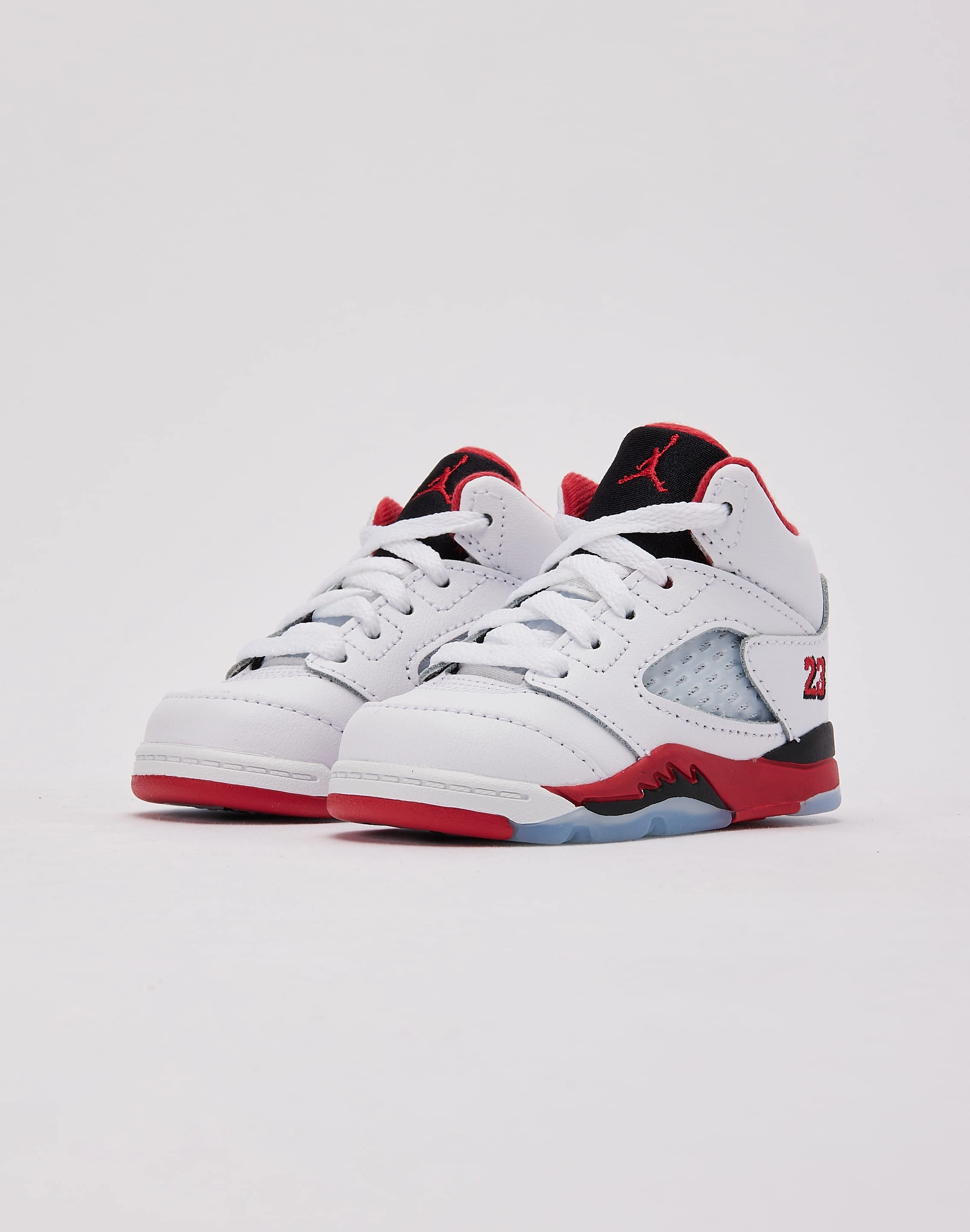 Jordan Air Jordan 5 Retro 'Fire Red Black Tongue' Toddler Moisture Wicking Linings ToeProtection
