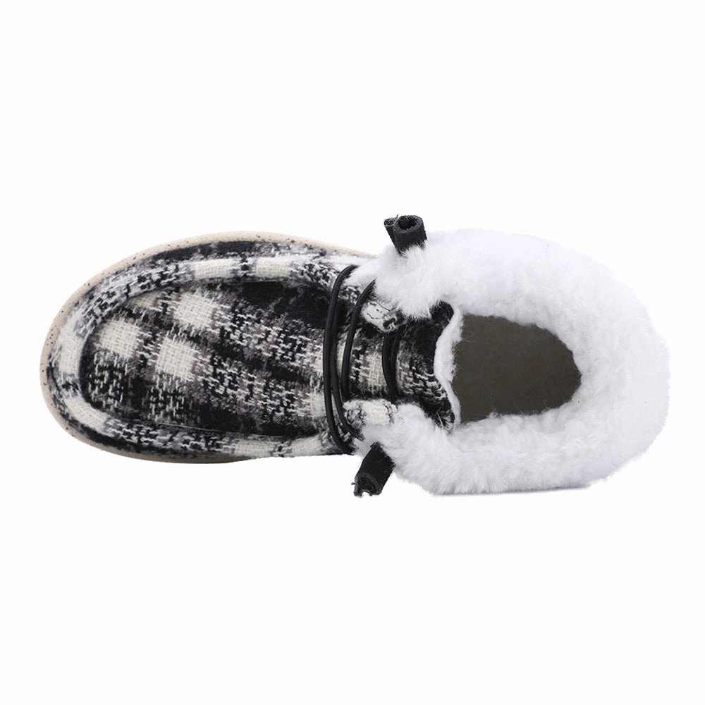 Cassidy Plaid Bootie Slippers Impact Resistant Plates normal