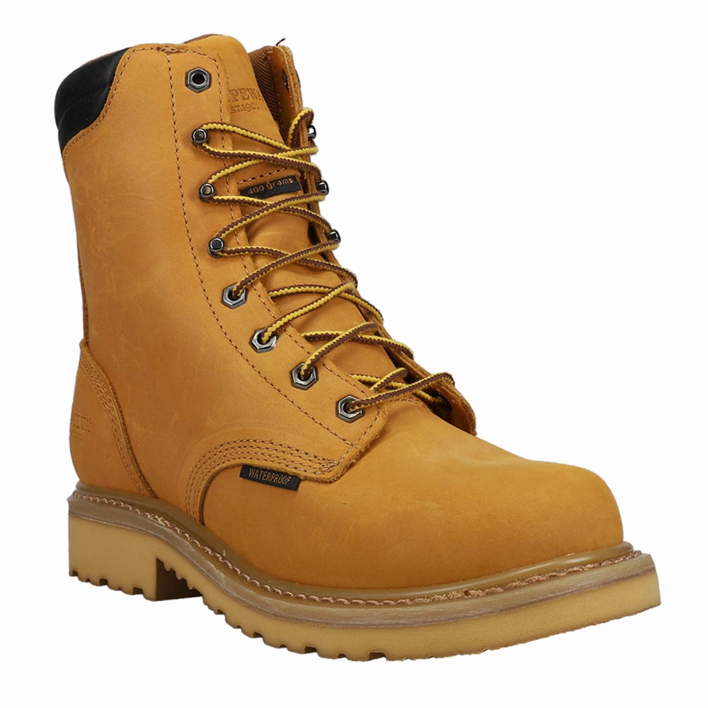 Northbound 8 Inch Waterproof Insulated Lace Up Work Boots Rugged Outdoor Gear High-traction