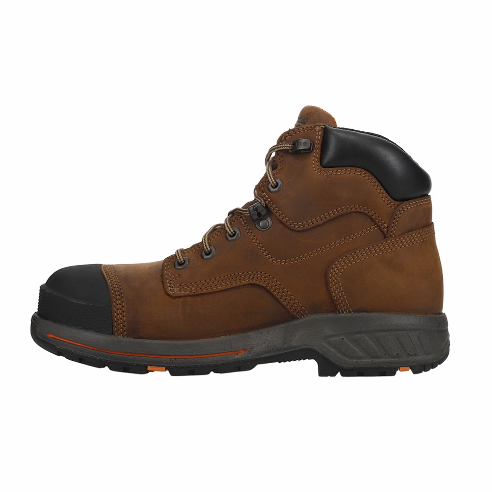 Helix HD 6 Inch Waterproof Composite Toe Work Boots Secure Hold Shoes Impact Resistant Gear