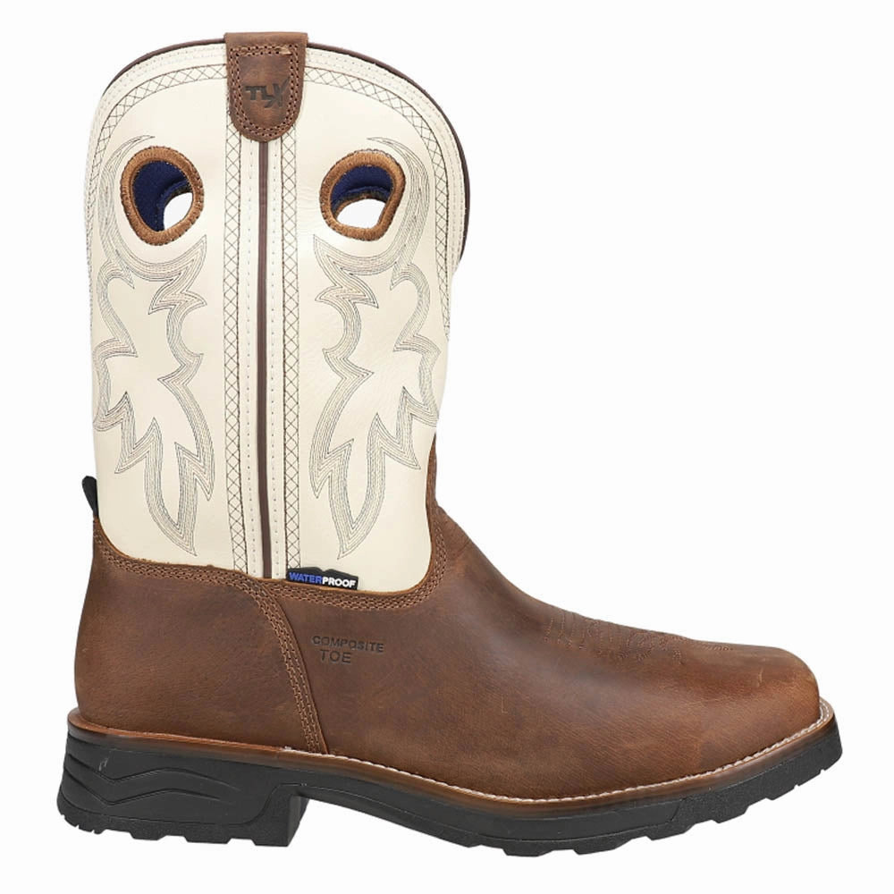 Weather-resistant Traction Fireball 11 Inch Waterproof Composite Toe Work Boots