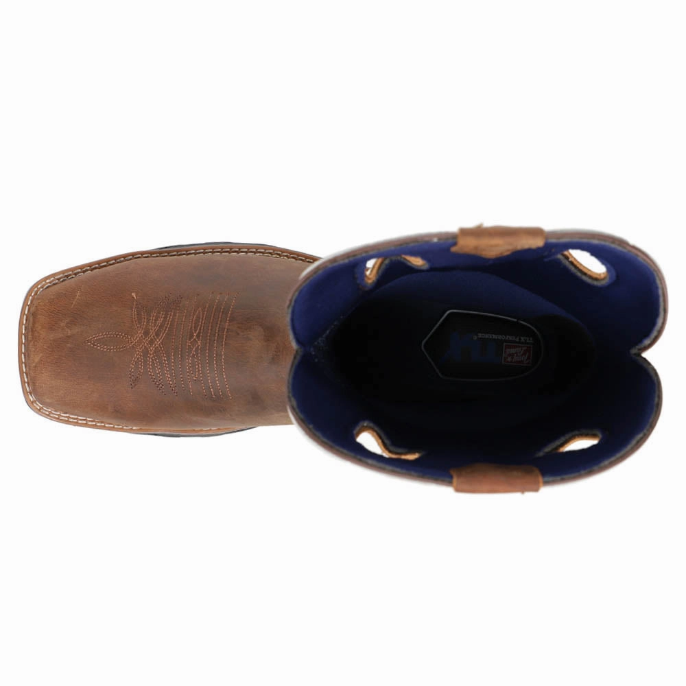 Fireball 11 Inch Waterproof Composite Toe Work Boots Rugged Design Heavy Layer Shoes