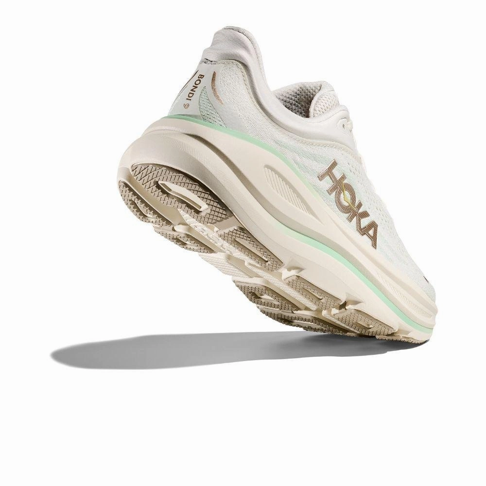 flat track running shoes shock - absorbing rubber sole shoes HOKA BONDI 9 WIDE ?????????????????????