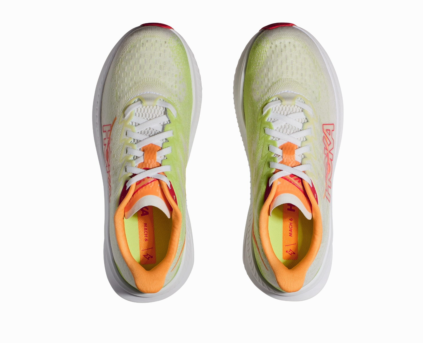 HOKA-MACH 6 WIDE Women supportive shock - absorbing shoes Traction Design