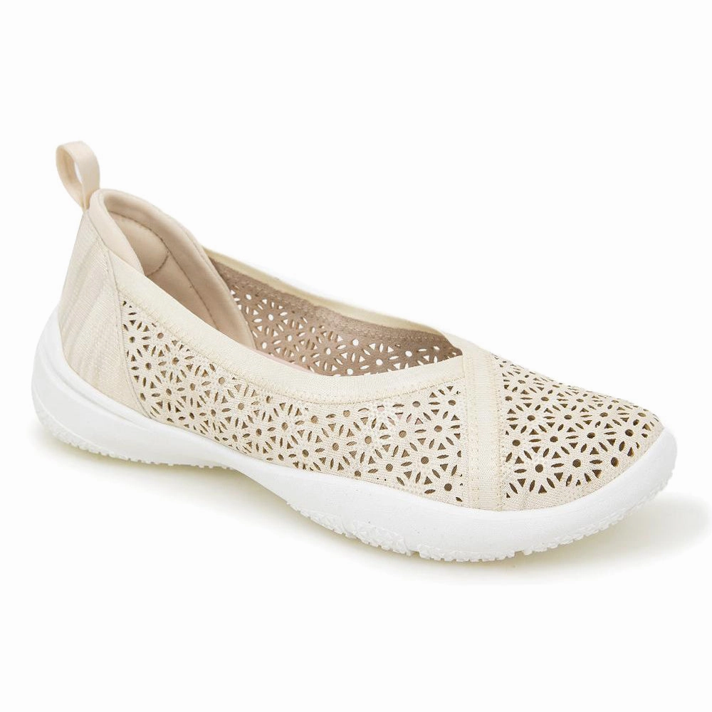 Emma Cut Out Ballet Flats Friction Reduction Tech