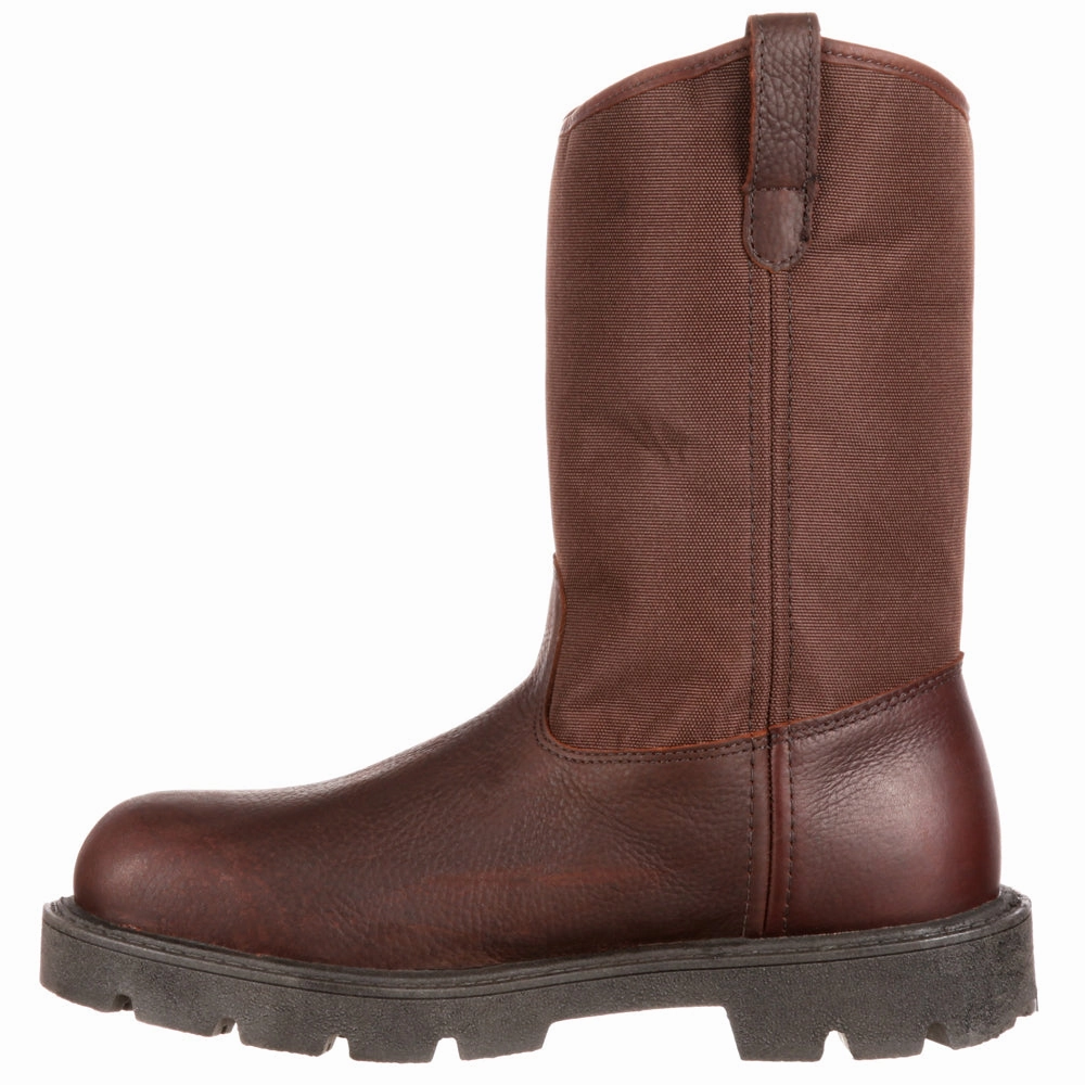 Homeland Steel Toe Waterproof Electrical Hazard Wellington Boots Outdoor Tough Thermal Guard Shoes