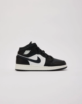Jordan Air Jordan 1 Mid Grade-School Shock Resistance Preschool - sized shoes
