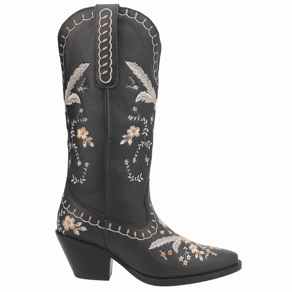 Full Bloom Floral Round Toe Cowboy Boots city dwellers Beach Wear
