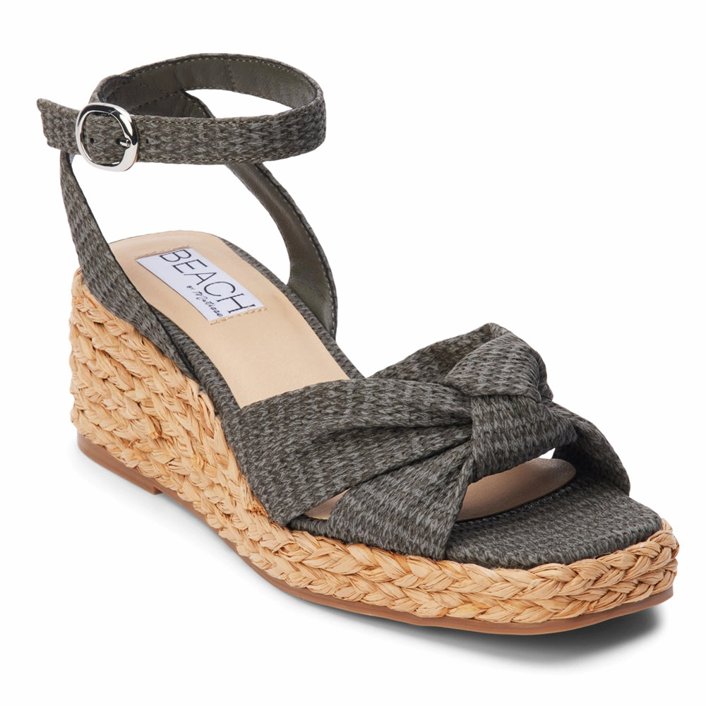 Water Resistant Seams least cycling Ibiza Ankle Strap Espadrille Wedge Sandals