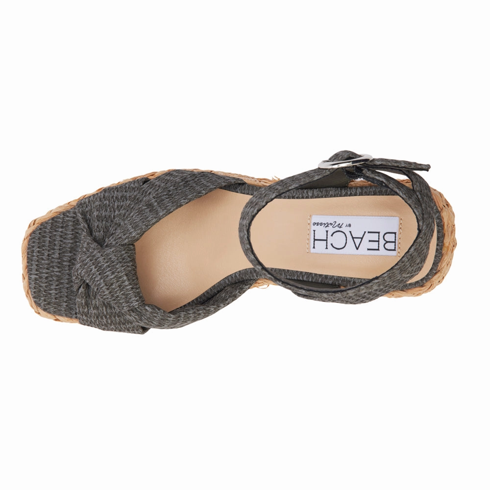 Ibiza Ankle Strap Espadrille Wedge Sandals holiday office pumps