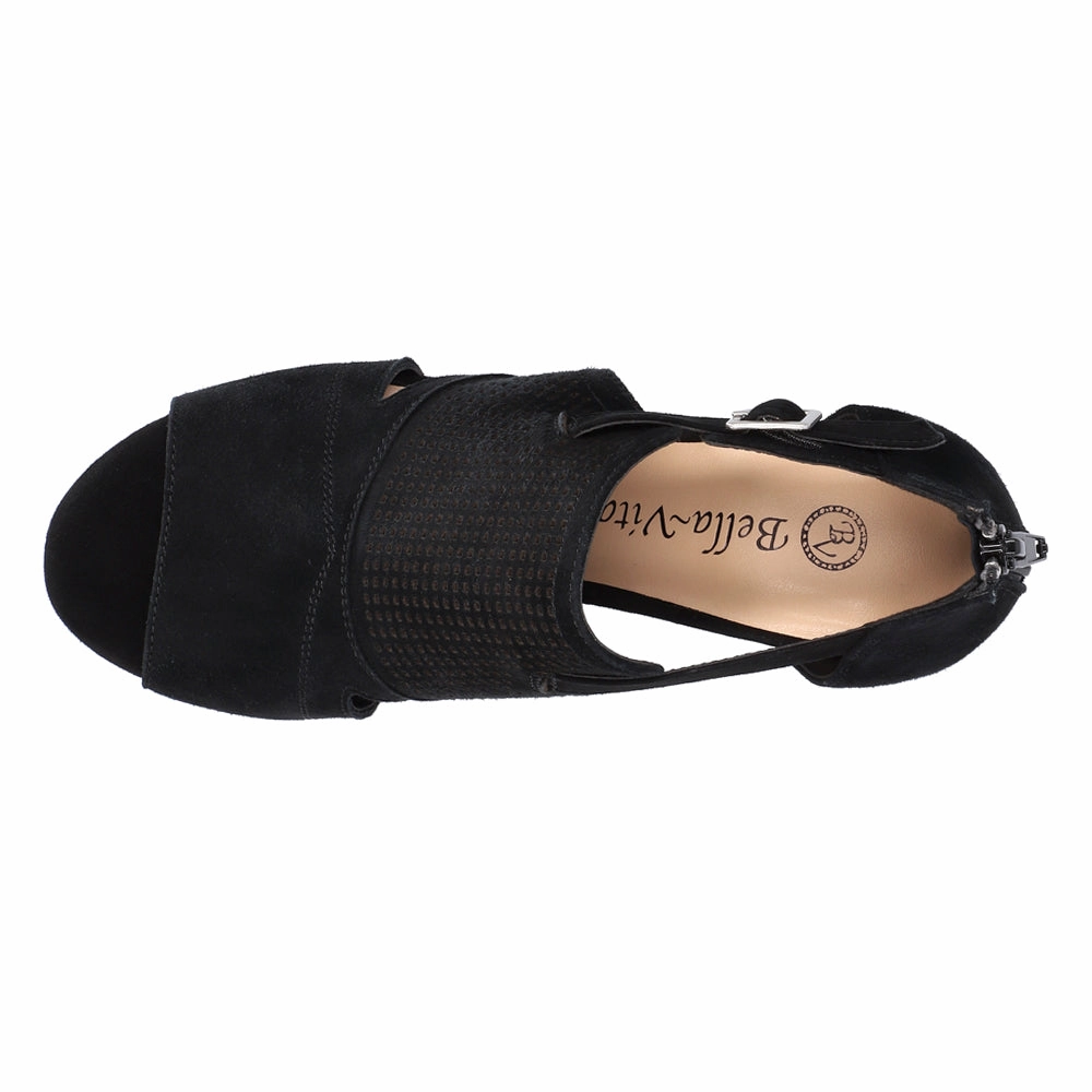 fashionistas Blister prevention Illiana Cut-Out Block Heeled Sandals