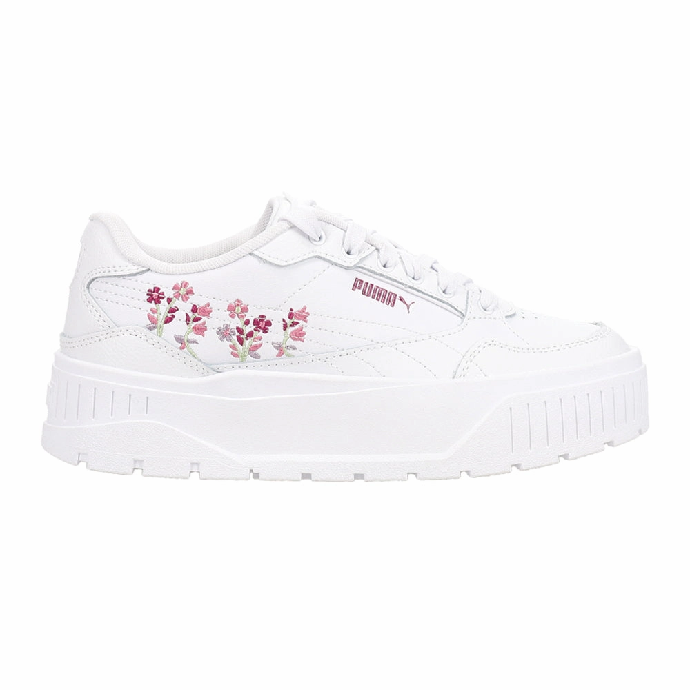 Karmen II Idol Novelty Embroidered Floral Lace Up Sneakers Flexible Sole Technology handmade - quality - level
