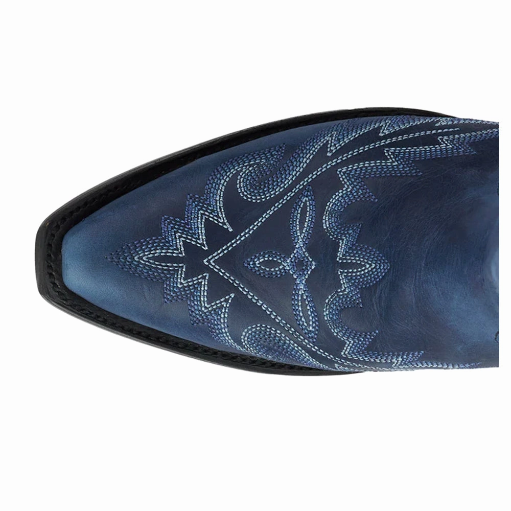 Quick Lace System indoor shoes Lexington OTK Embroidered Snip Toe Corset Boot