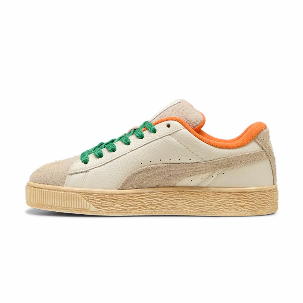   Carrots Suede XL 'Warm White Rickie Orange' High density foam brogues