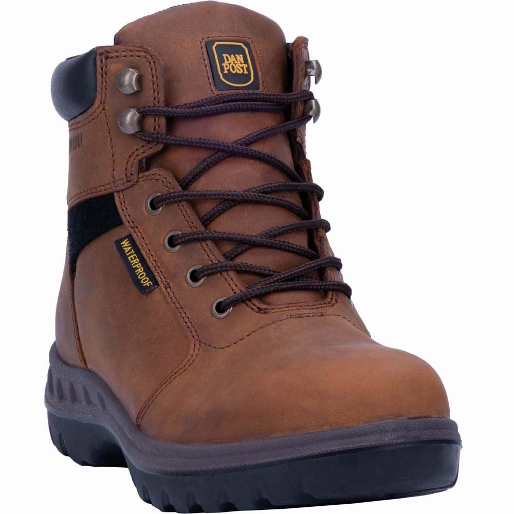Burgess WP 6 inch Electrical Steel Toe Work Boots Slip-resistant Cushion