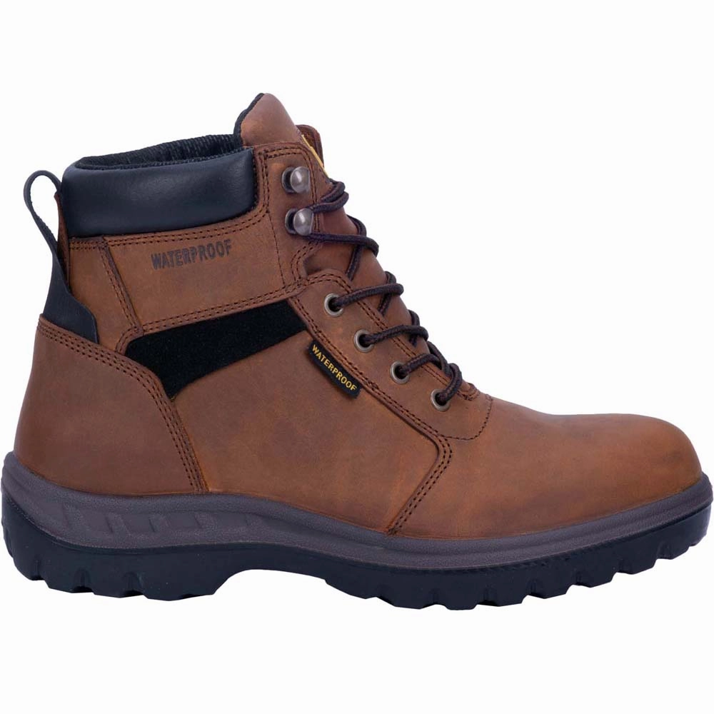 Burgess WP 6 inch Electrical Steel Toe Work Boots Heavy Duty Design Longwear Boots