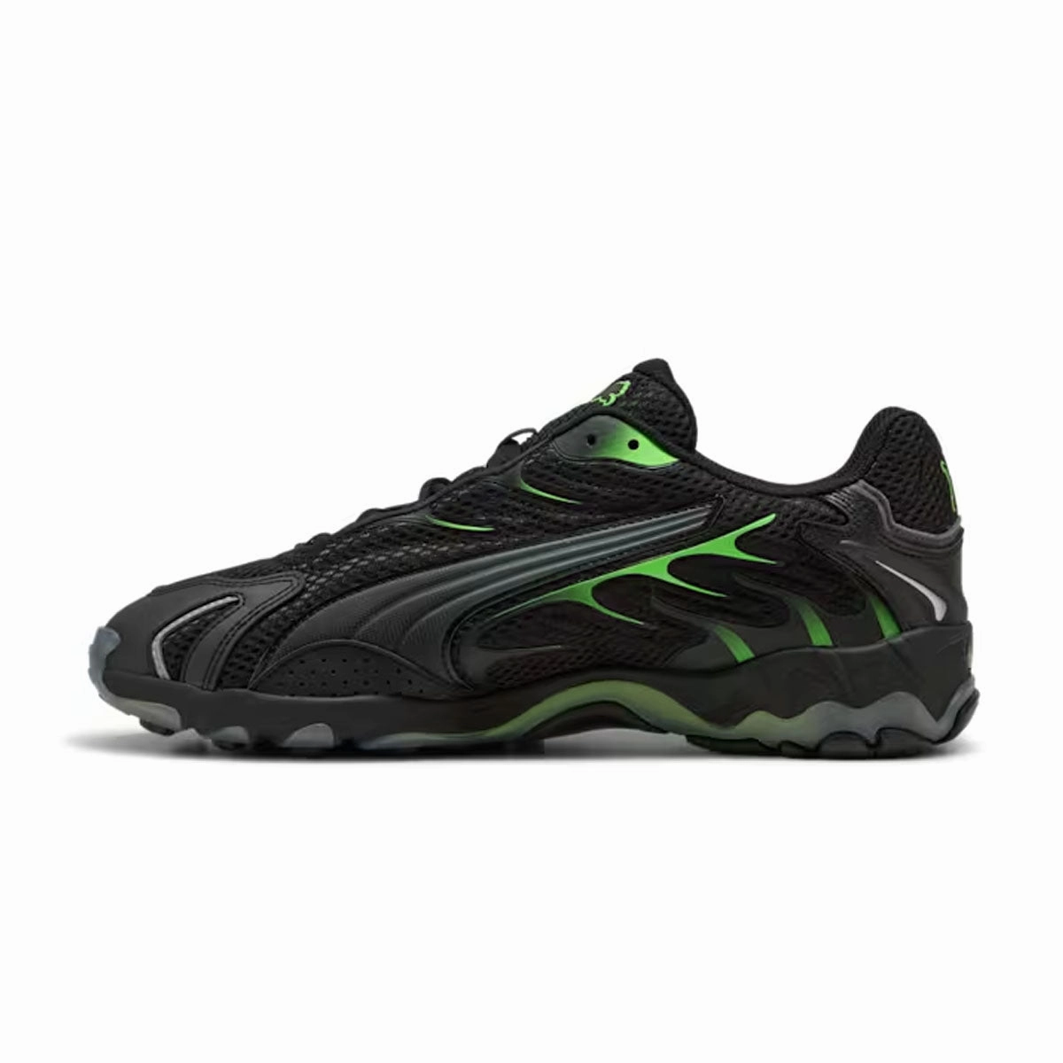Sculpted cushioning Inhale 'Black Green Glare'