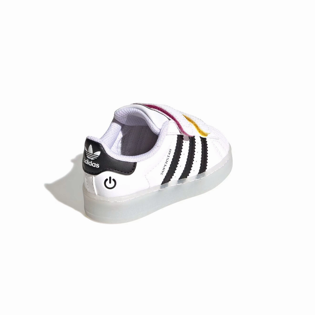 Kids Superstar 360 LED 'Cloud White Core Black' office pumps