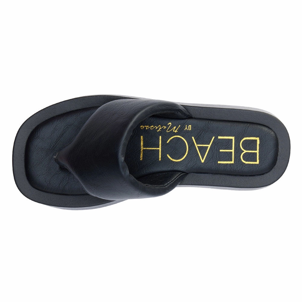 least travel Energy Returning Cushioning Izzie Platform Flip Flops