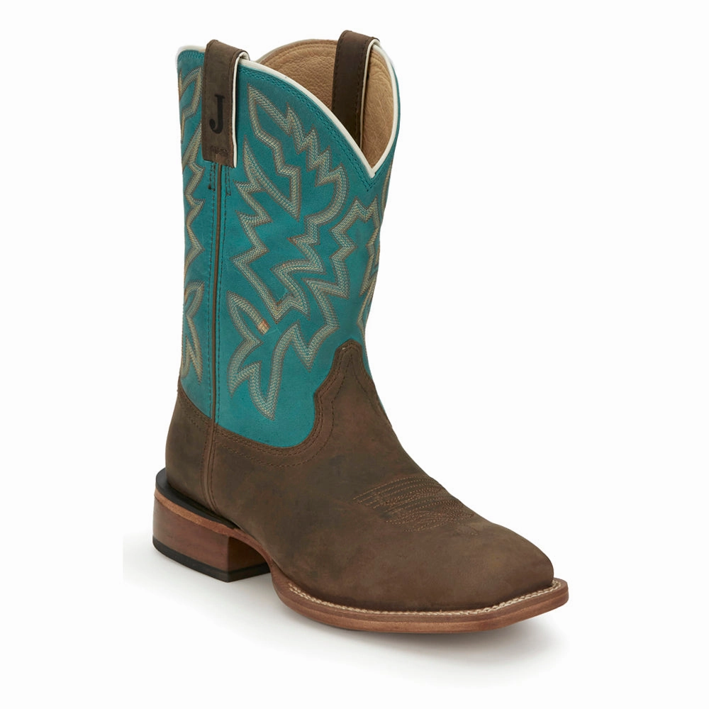 Comfort Lining Mountain Climber Jackpot 11 Inch Square Toe Cowboy Boots