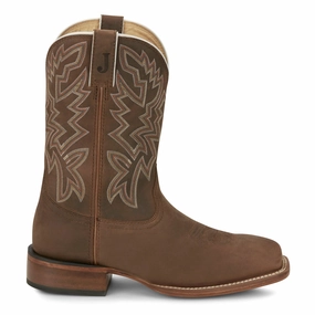 Waterproof Weekend Wanderer Reflective Safety Details Jackpot 11 Inch Square Toe Cowboy Boots
