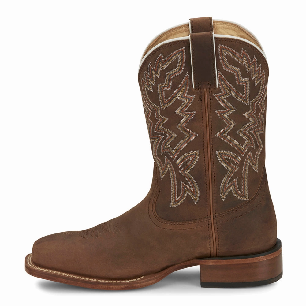 Jackpot 11 Inch Square Toe Cowboy Boots Feather Light Daily Walks