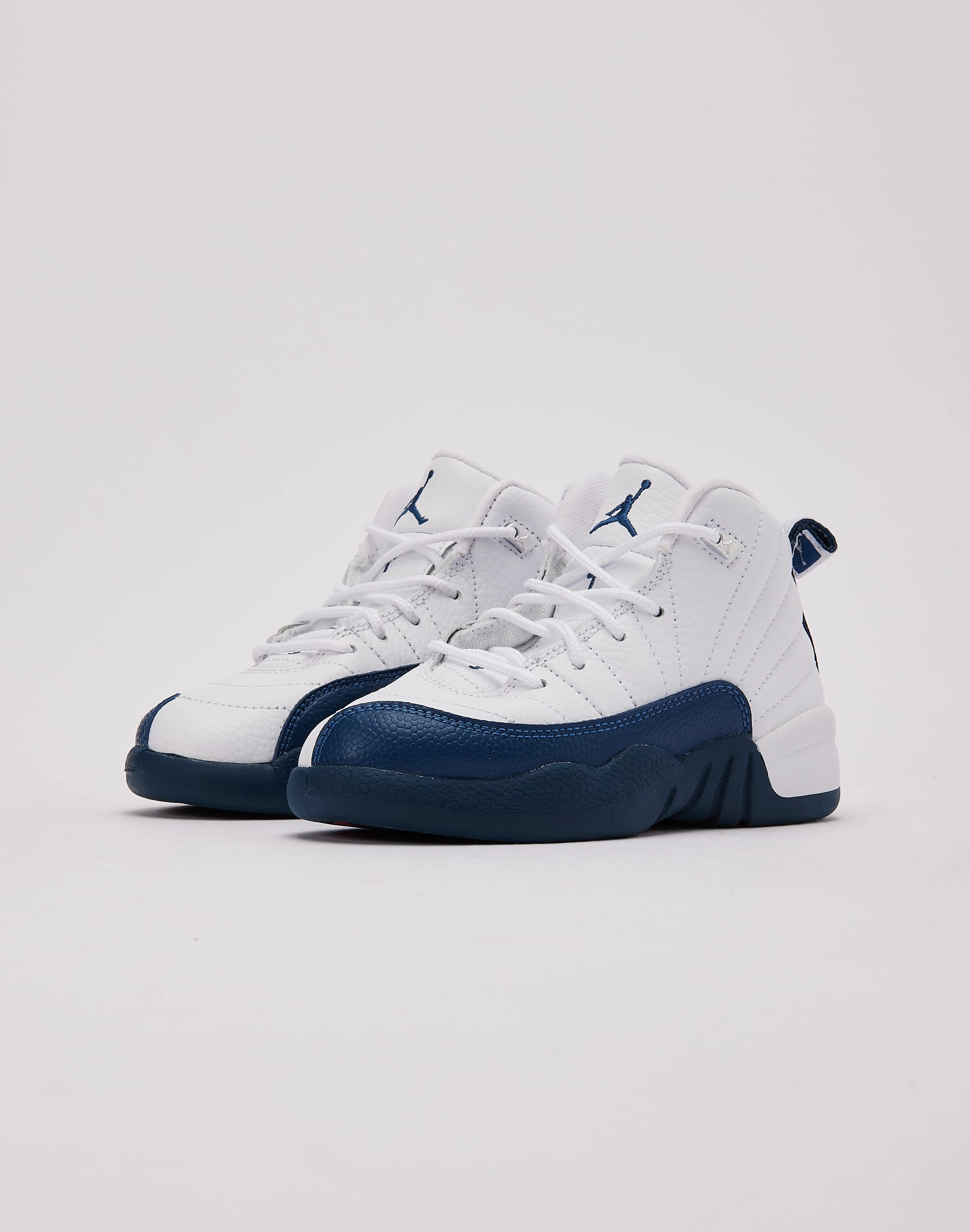 Comfortable Jog Durable toe cap Jordan Air Jordan 12 Retro 'French Blue and White' Pre-School