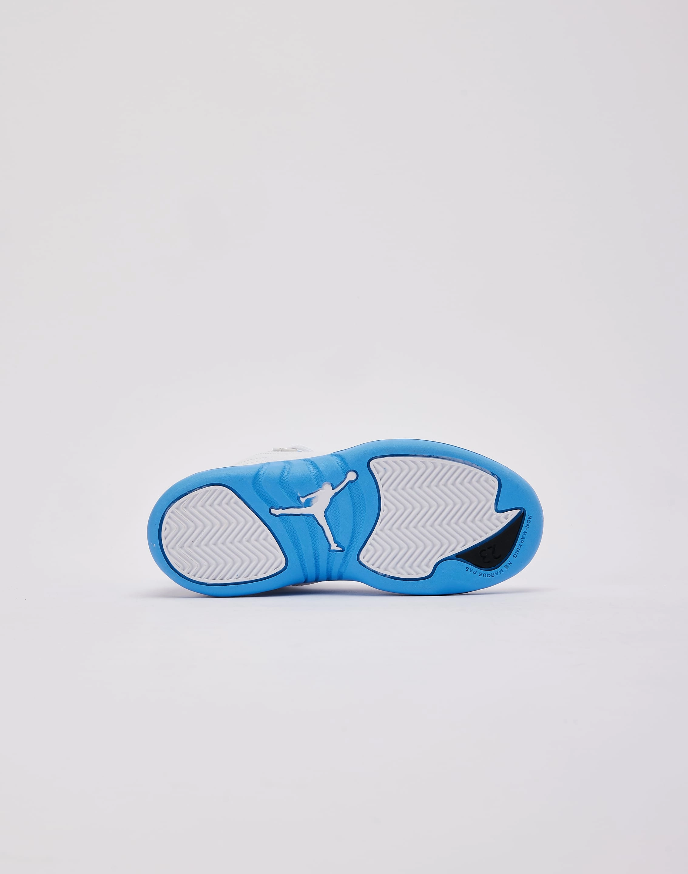 Jordan Air Jordan 12 Retro 'White and University Blue' Pre-School Hyper Elastic Foam Tech