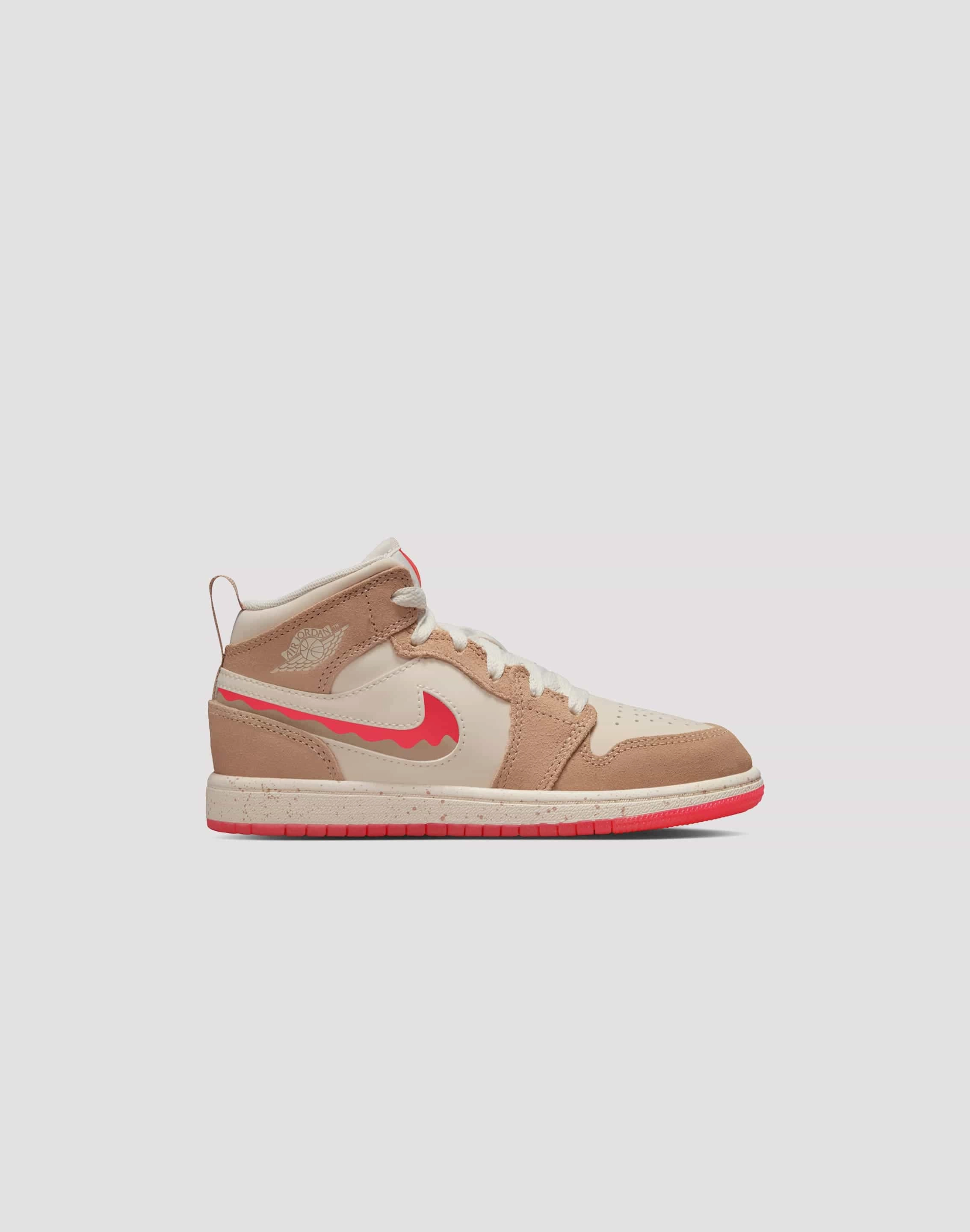 Padded collar MoistureWickingLining Jordan Air Jordan 1 Mid Pre-School