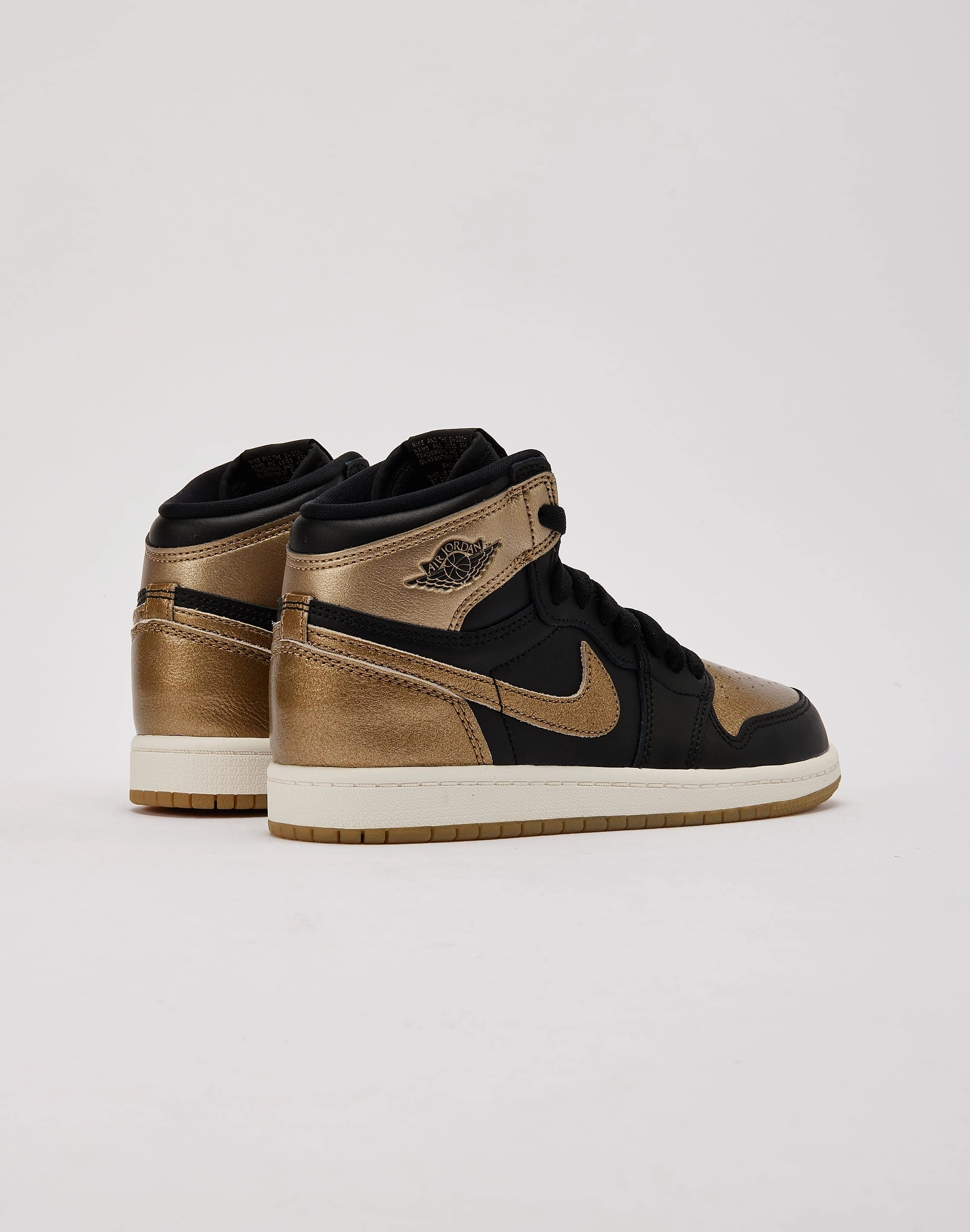 Jordan Air Jordan 1 Retro High OG ??Black And Gold?? Pre-School least lightweight