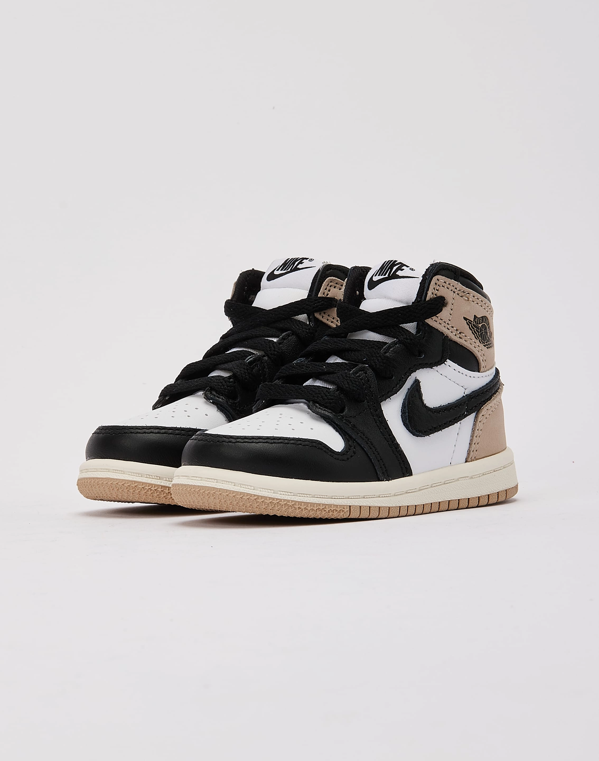 Wide toe box Kids' outdoor shoes Jordan Air Jordan 1 Retro High OG 'Latte' Toddler