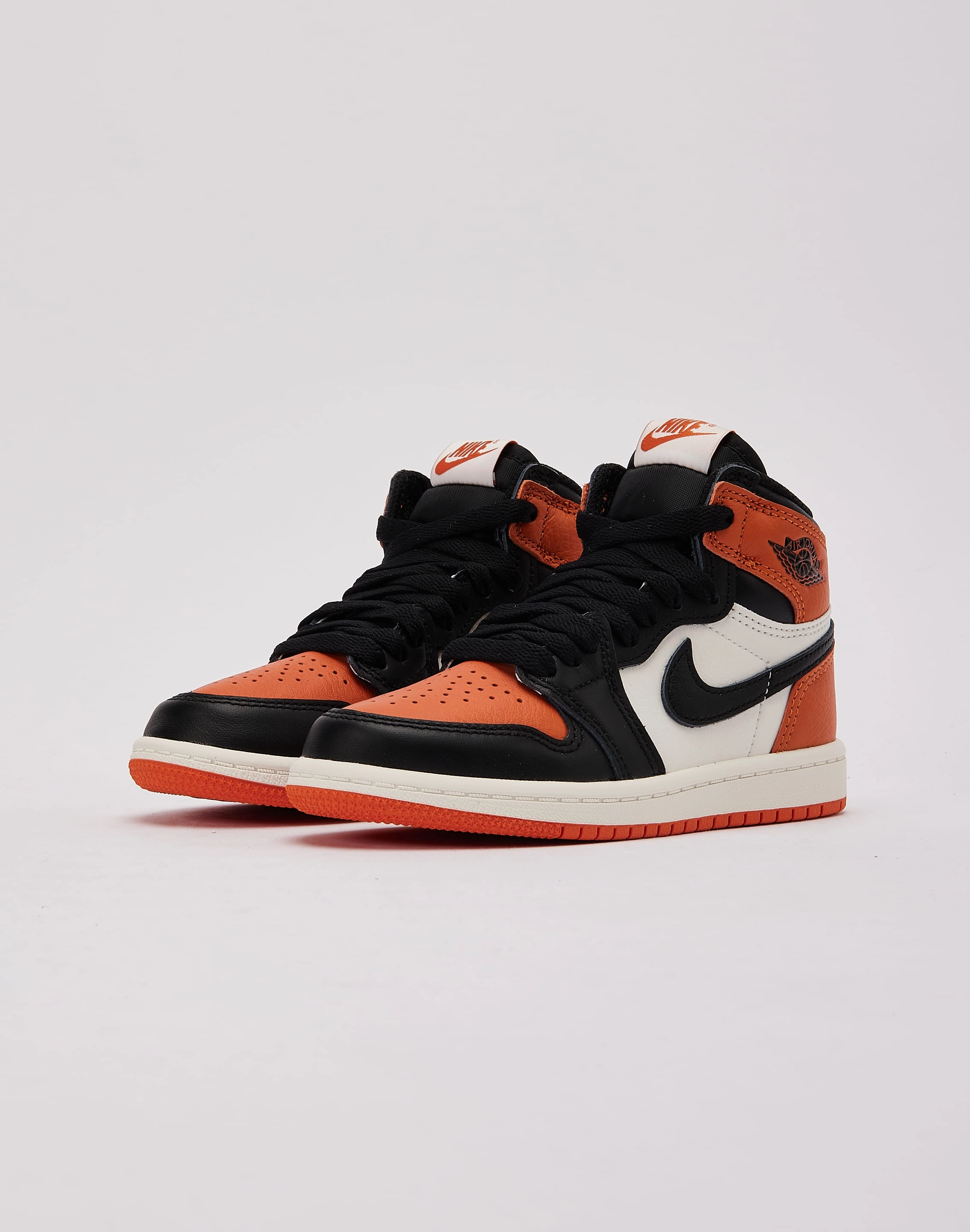 WideFit Jordan Air Jordan 1 Retro High OG 'Shattered Backboard' Pre-School