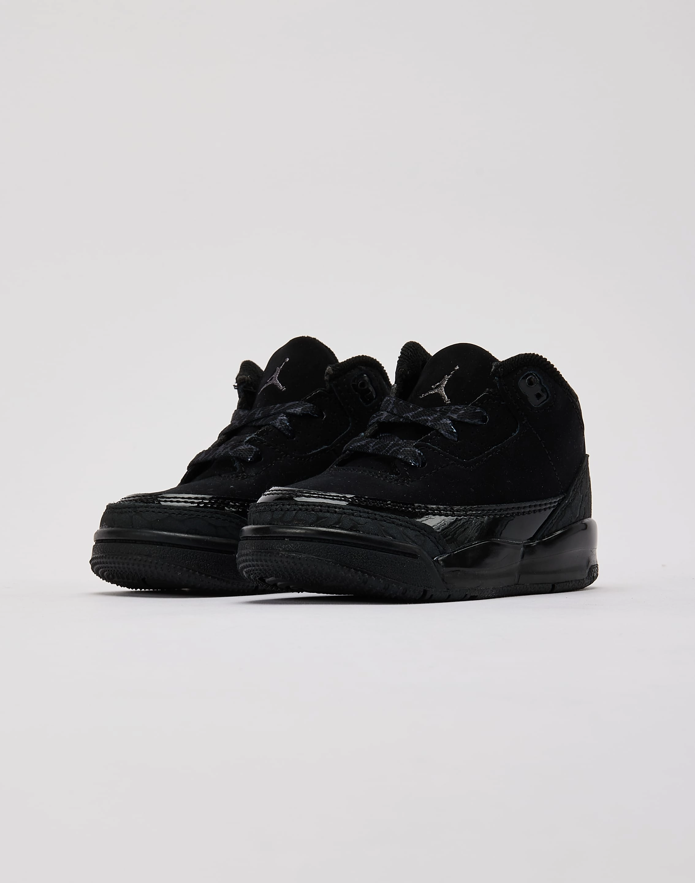 Jordan Air Jordan 3 Retro 'Black Cat' Toddler 3D printed midsole Stacked Cushioning