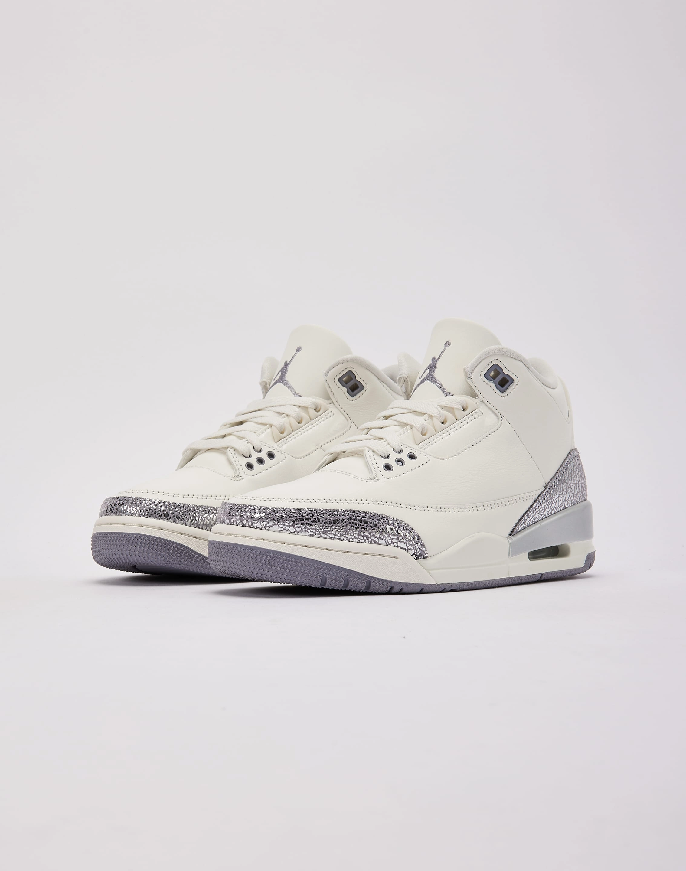 Quick Dry Interior Jordan Air Jordan 3 Retro 'Sail Cement Grey'