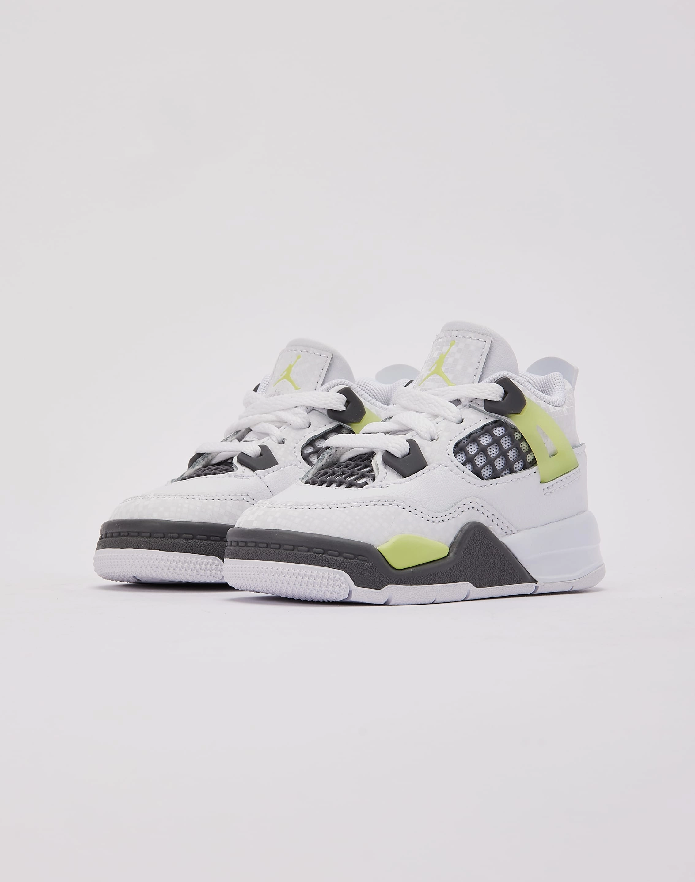 Jordan Air Jordan 4 Retro 'Light Lemon Twist' Toddler Anatomical shape