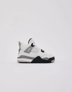 Jordan Air Jordan 4 Retro OG 'White Cement' Toddler Anatomical Heel Cup Casual Support