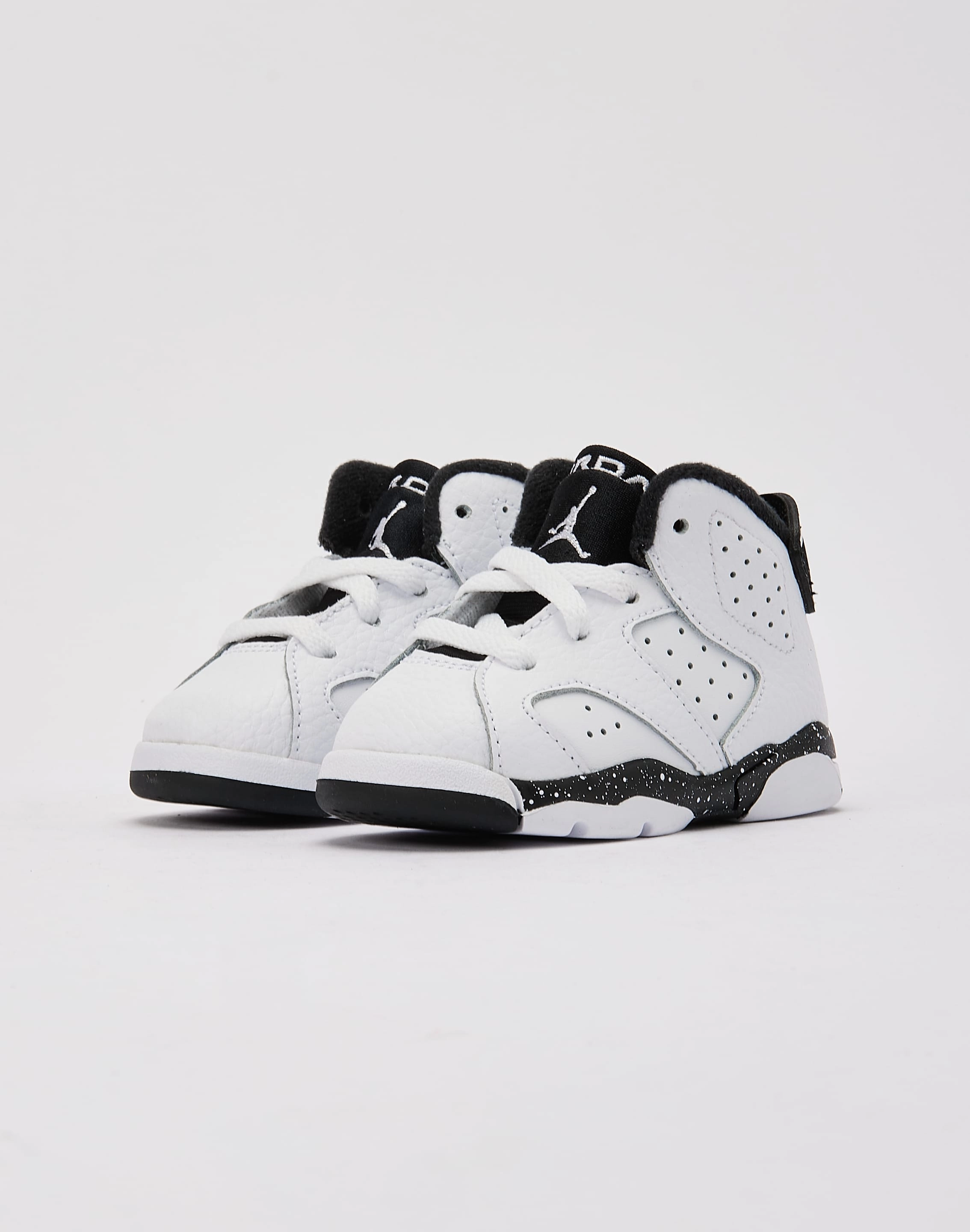 Jordan Air Jordan 6 Retro 'Reverse Oreo' Toddler Running - specific kids' shoes Narrow - fit kids' shoes