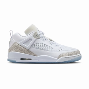 Jordan Spizike Low 'White Light Grey' Distinctive flair lace - up