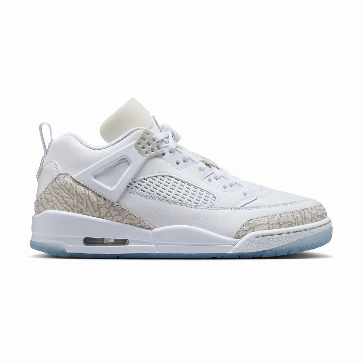 Jordan Spizike Low 'White Light Grey' Distinctive flair lace - up