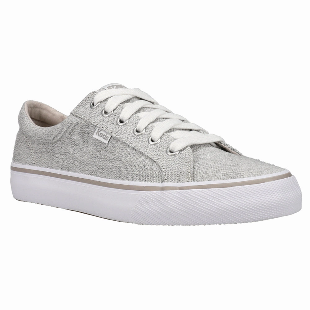 Jump Kick Textile Linear Static Lace Up Sneakers wide - fitting